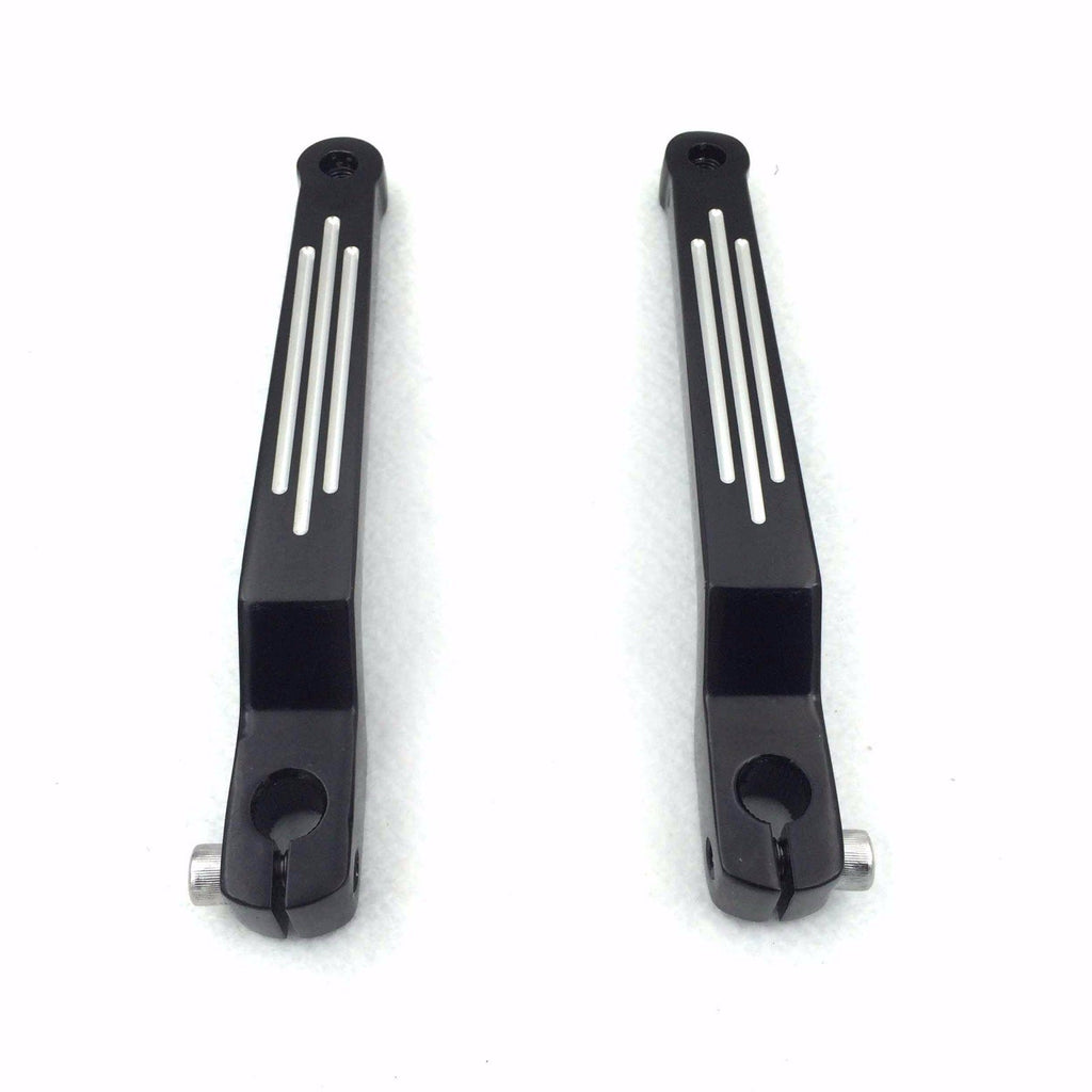 HTT Motorcycle Black Aluminum Heel/Toe Shift Levers For Harley Davidson Road Glide 1988 and later