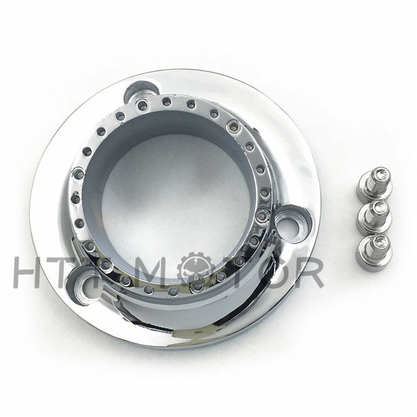 HTTMT- Chrome Exhaust Tip Muffler Power Outlet For Yamaha Bruin 350 Grizzly 350 660 ATV