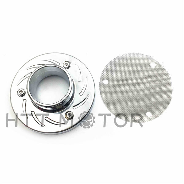 HTTMT- 2000-2005 ATV Exhaust Tip Muffler Power Outlet Polished Chrome For Honda Txr450R