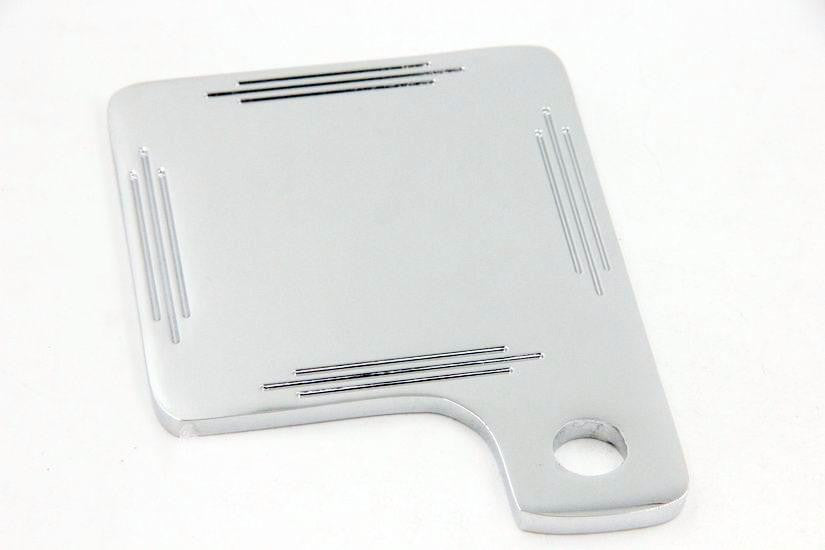 Chrome State Inspection Tag Sticker Renewal Holder Display Plate For Motorcycles