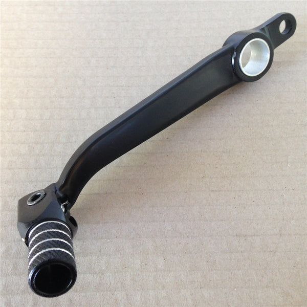 HTT Motorcycle Black High Tensile Strength Aluminum Folding Rear Brake Pedal Foot Lever For Kawasaki ZX-6R 636 2003-2004/ Kawasaki ZX-6RR 2003-2004