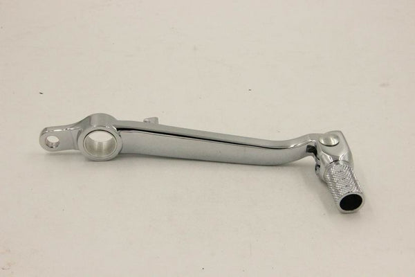 HTT Motorcycle Chrome High Tensile Strength Aluminum Folding Rear Brake Pedal Foot Lever For Kawasaki ZX-6R 636 2003-2004/ Kawasaki ZX-6RR 2003-2004