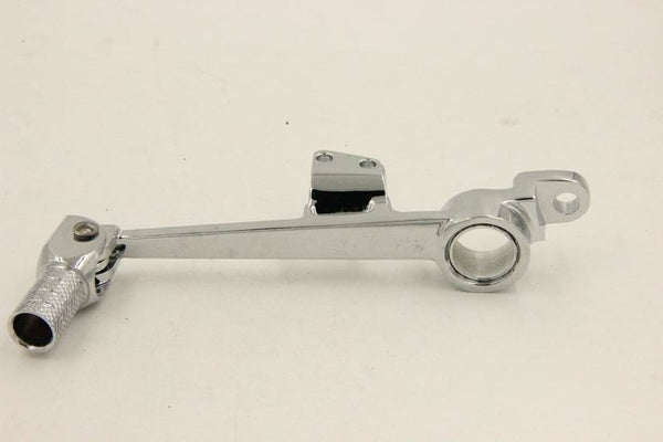 HTT Motorcycle Chrome High Tensile Strength Aluminum Folding Rear Brake Pedal Foot Lever For 2003-2006 Honda CBR 600 RR