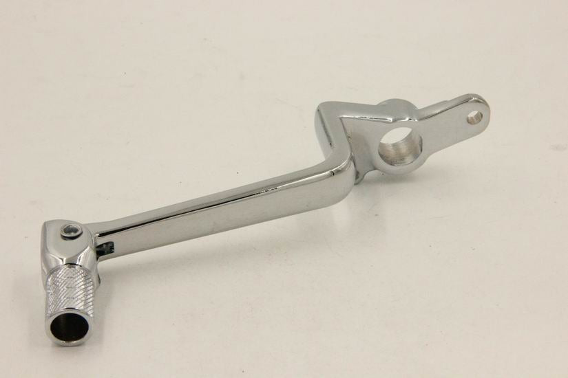 HTT Motorcycle Chrome High Tensile Strength Aluminum Folding Rear Brake Pedal Foot Lever For Suzuki Hayabusa / GSX1300R 1999-2013