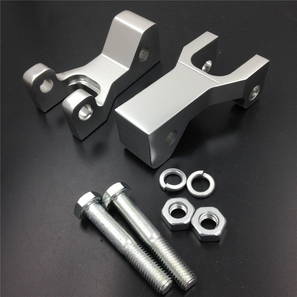 Front Lowering Kits For Honda Trx 400Ex Silver Cnc Alloy Aluminum Made