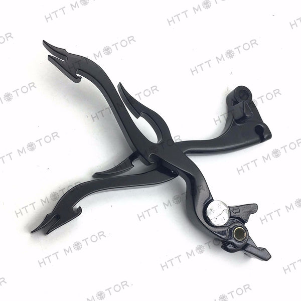 HTTMT- Flame Brake Clutch Lever Hand For 00-04 Kawasaki ZX6R/04-05 ZX10R/03-06 Z1000