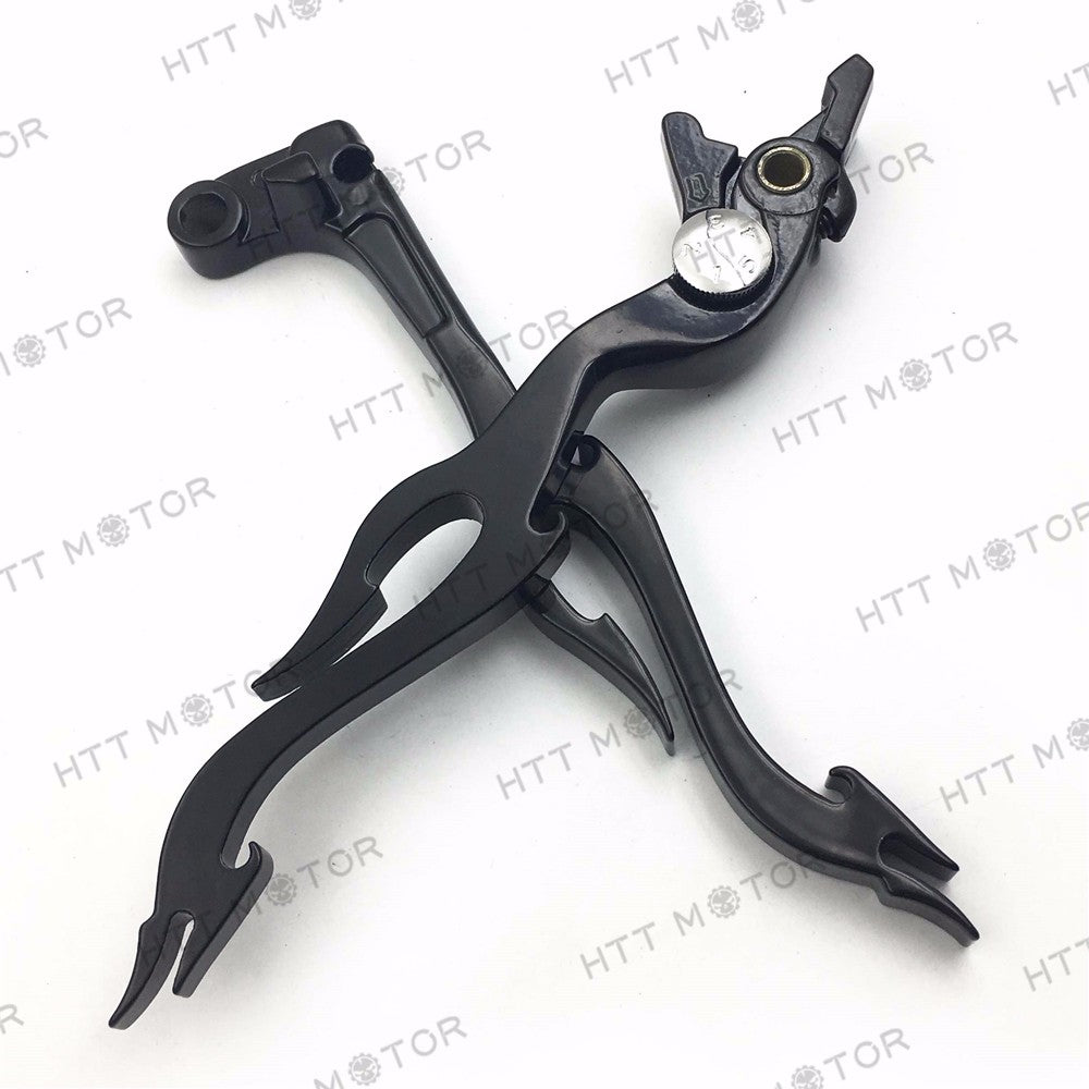 HTTMT- Flame Brake Clutch Levers Hand Control For Yamaha 99-03 YZF R1/99-04 YZF R6