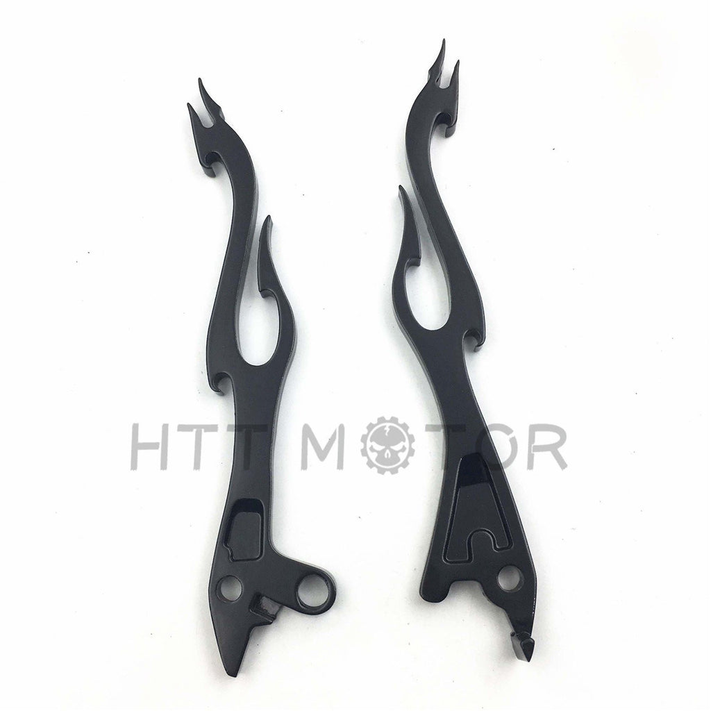 Black Brake Clutch Flame Hand Levers Fit For Suzuki Boulevard S50 S83 C90