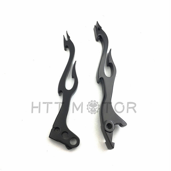 Black Brake Clutch Flame Hand Lever Fit For Honda Cb750 Cbr600 F1 F2 F3 F4 F4I