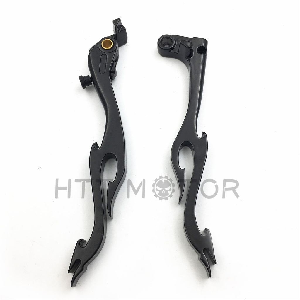 New Black Brake Clutch Flame Lever For Yamaha 2004-2012 Yzfr1 R1 2005-2012 Yzfr6