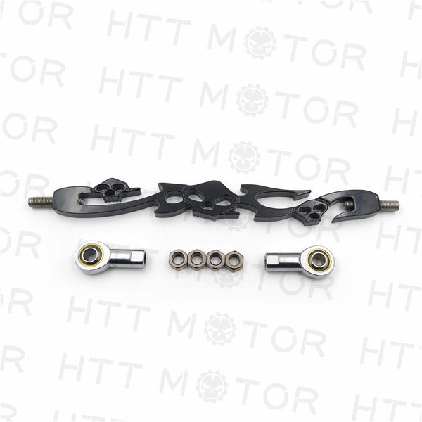 Black Skull Billet Shift Linkage for Harley Davidson Softail Standard FXST