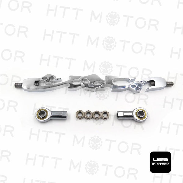 Chrome Skull Billet Shift Linkage for Harley Davidson Softail Standard FXST