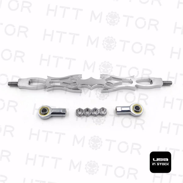 Chrome Spear Shift Linkage +2" For 1993-2016 Harley FXDWG Dyna Wide Glide