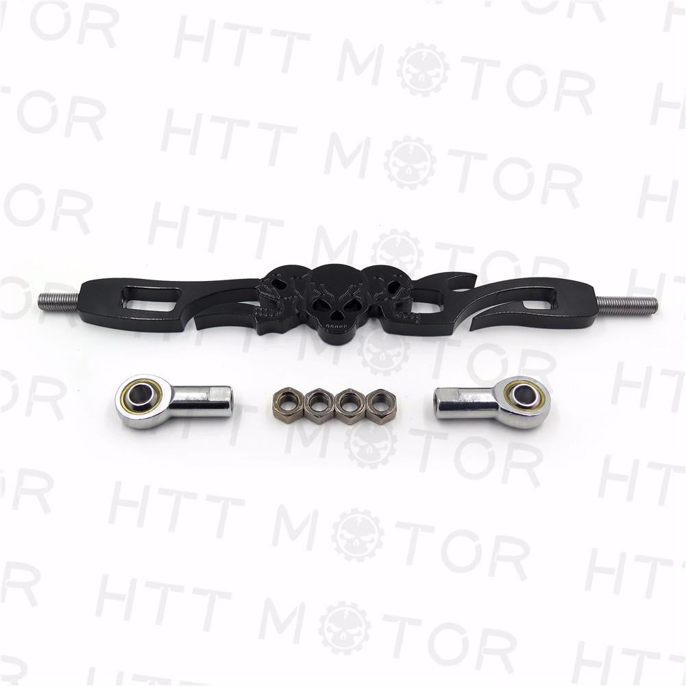 Black Skull Shift Linkage For Harley Davidson Softail FXDWG FLHR FLHT FLT