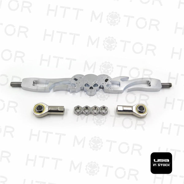 Chrome Skull Shift Linkage For Harley Davidson Softail FXDWG FLHR FLHT FLT