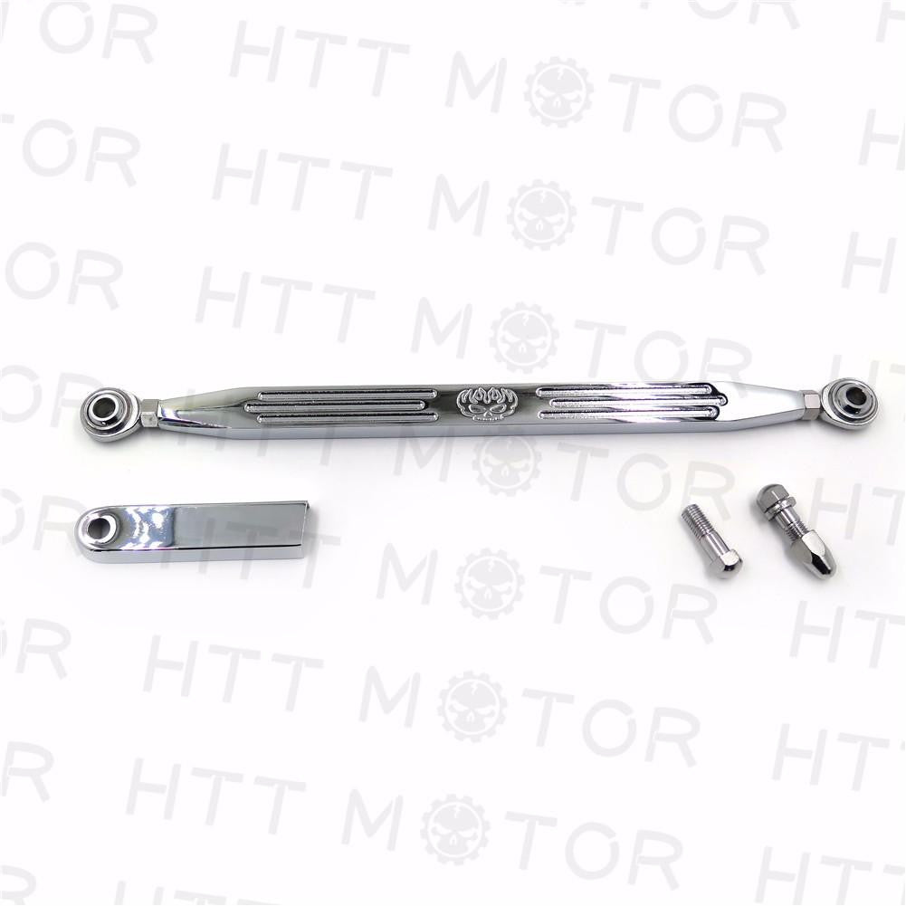 CNC Skull Shift Linkage for Harley Street Glide Trike FLHXXX Electra Glide Classic EFI FLHTCI FLHT CHROME
