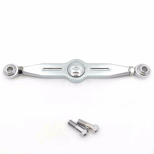 HTT- Chrome w/ Chrome Groove Short Gear Shift Linkage For Harley 2004-later XL models (Sportster 1200 Low XL1200L/ Sportster 1200 Nightster XL1200N/ Forty Eight XL1200X)