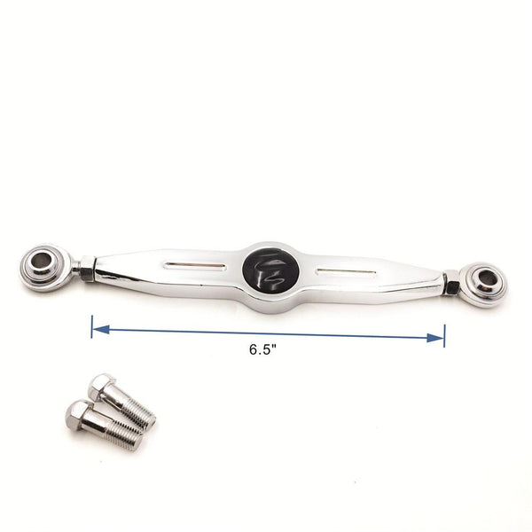 Chrome w/ Black Groove Gear Shift Linkage For Harley 2004-later XL models (1200 Nightster XL1200N/ 1200 Custom XL1200C/ Forty Eight XL1200X/ SuperLow XL883L)