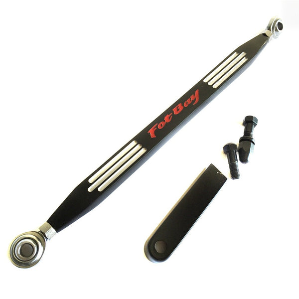 Shift Linkages "Fat Bay" Engraved for Harley Road King Classic FLHRC fat boy Tour Ultra FLHTCUTG Limited FLHTK Black