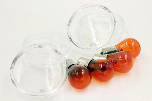 Turn Signal Lens For 2000-2013 Harley Davidson Softail Dyna Glide Sportsters Cl