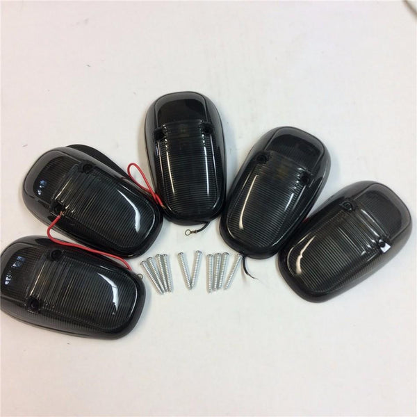 5 PCs Smoke Cab Marker Light Cover Lens+Base Housing Fit For 2003-2012 Dodge RAM and 1500/2500/3500
2008-2012 Dodge RAM 4500/5500 Cab Roff Lights