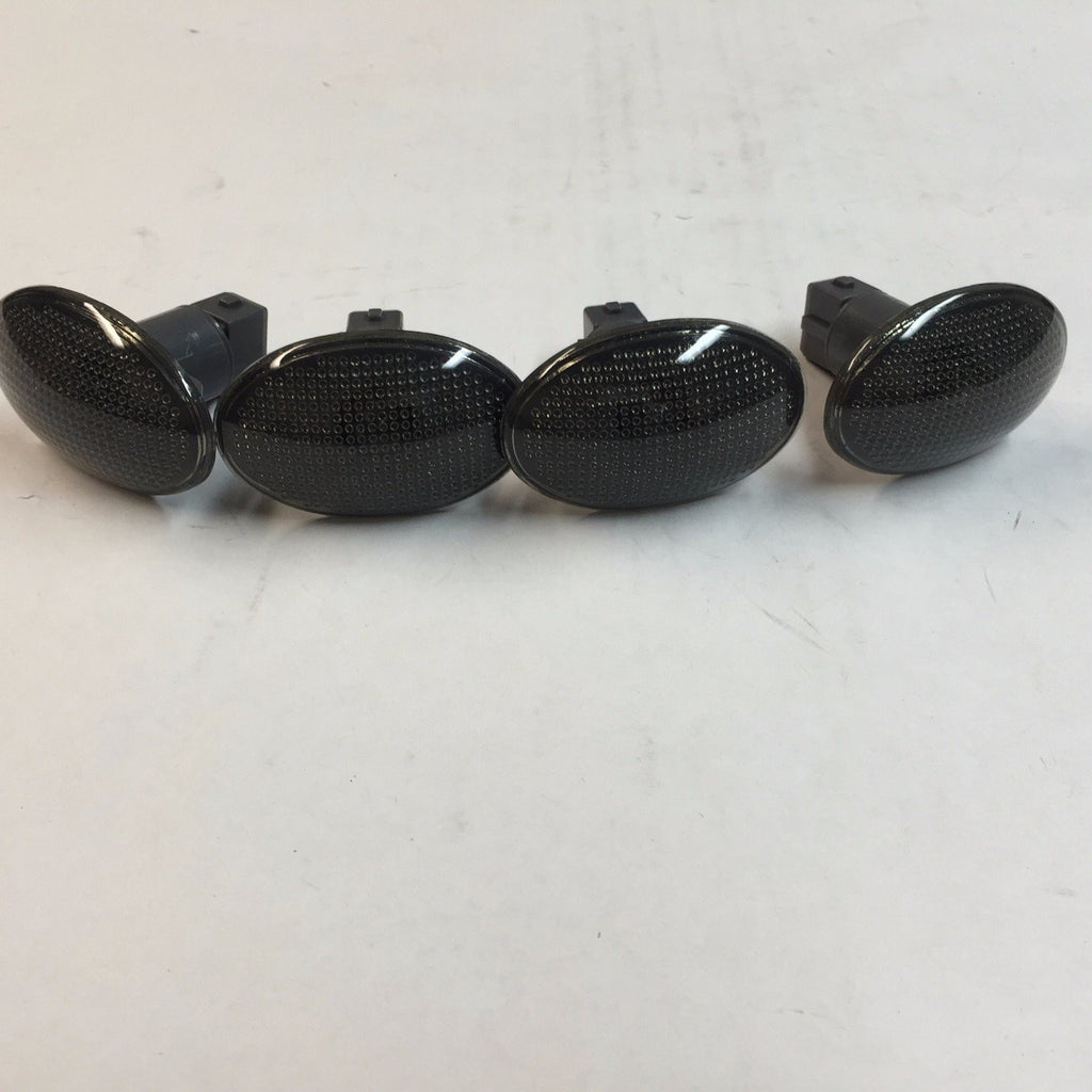 4 PCs Smoke Side Fender Lights Fit for 1999-2010 Ford F-350/F-450 Super Duty Dually trucks with factory installed fender lights