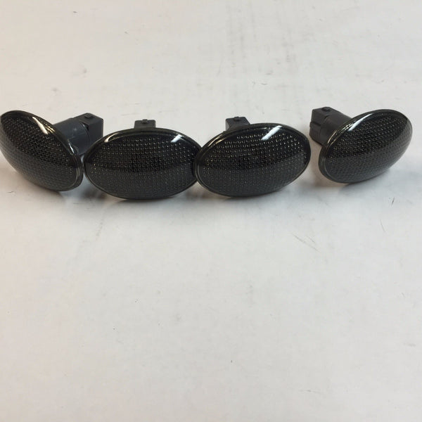 4 PCs Smoke Side Fender Lights Fit for 1999-2010 Ford F-350/F-450 Super Duty Dually trucks with factory installed fender lights