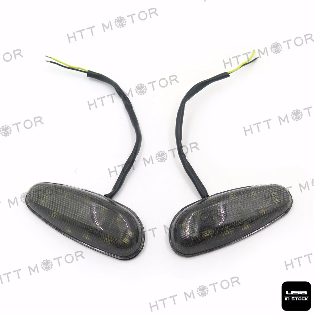 HTTMT- Turn Signal Light For Suzuki 2001-2005 GSXR 600 GSXR 750/01-04 GSXR 1000 Smoke