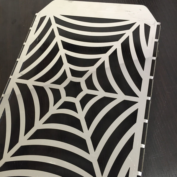 Spider web  Radiator Grille Cover Guard Protector For Kawasaki Vulcan VN 1500 stainless