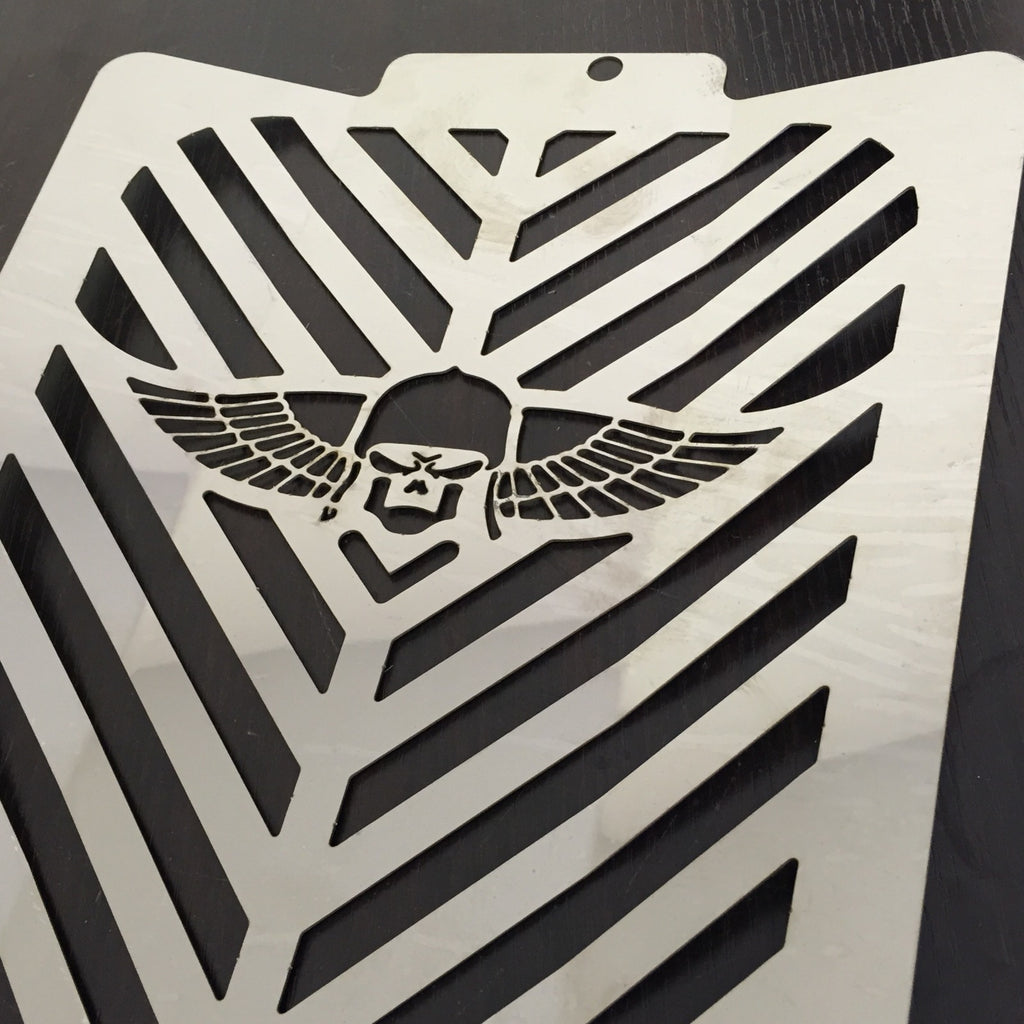 Skull Wing Radiator Grille Guard Cover Protector 2006-2013 Suzuki Boulevard M109