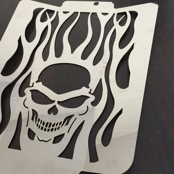 Skull Flame Radiator Grille Cover Guard Protector for Suzuki Boulevard M109