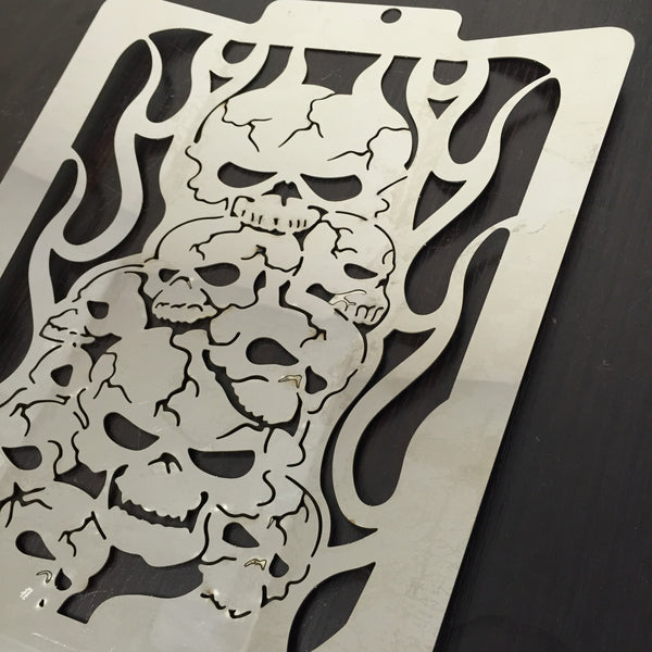 Skull Radiator Grille Guard Cover Protector 2006-2013 Suzuki Boulevard M109