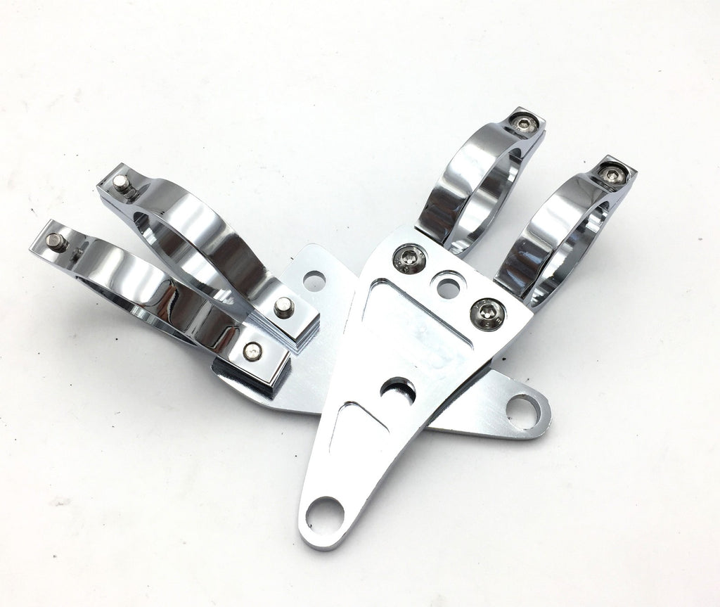 Xitomer Pair For Front Fork Tubes 41mm, Head Lamp Holder CNC