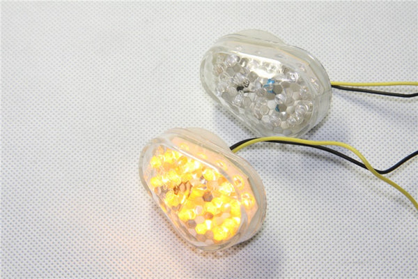 Led Turn Signals Lights For Kawasaki Zx6R Zx7R Zx9R Zx10R Zx12R Zzr600 Clear