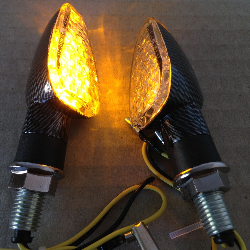 Led Motorcycle Dual Sport Turn Signal For Suzuki Kawasaki Honda Yamaha Cn Clear