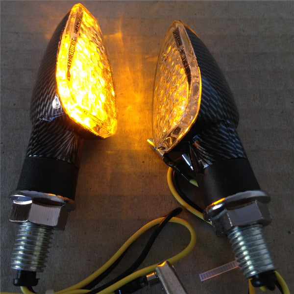 Led Motorcycle Dual Sport Turn Signal For Suzuki Kawasaki Honda Yamaha Cn Clear