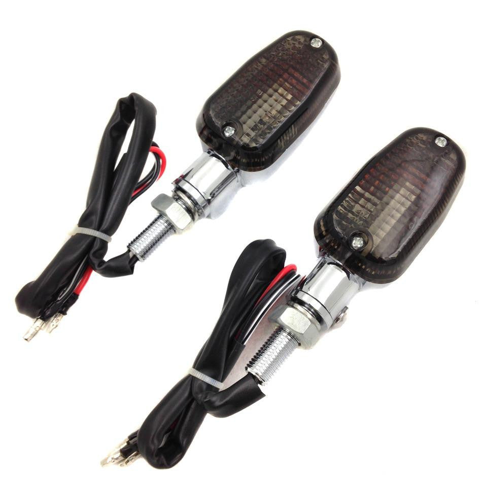 Aluminum 10mm Stalk Motorcycle Turn Signals Blinker Lights for universal bike