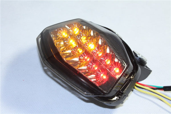Led Tail Light Brake Turn Signals For Kawasaki Ninja Zx250R 2008 2009 2010 Smoke
