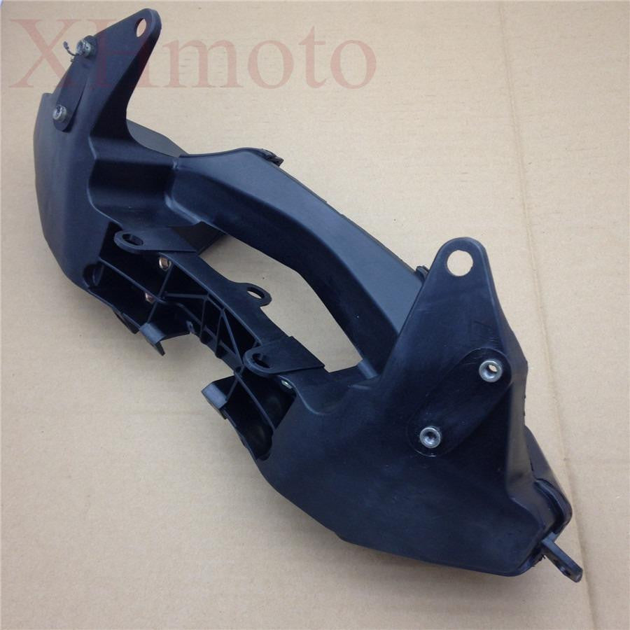 HTT Motorcycle Black Front Head Cowl Upper Fairing Stay Brackets For 2013-2014 Honda CBR 600RR
