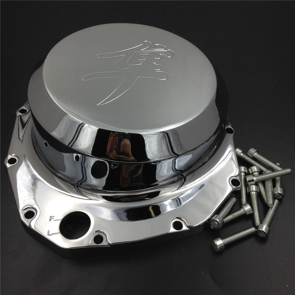 HTT- Engine Clutch Cover For Suzuki GSXR1300 Hayabusa 1999-2013 / Suzuki B-king 2008-2009 Chrome Right Side