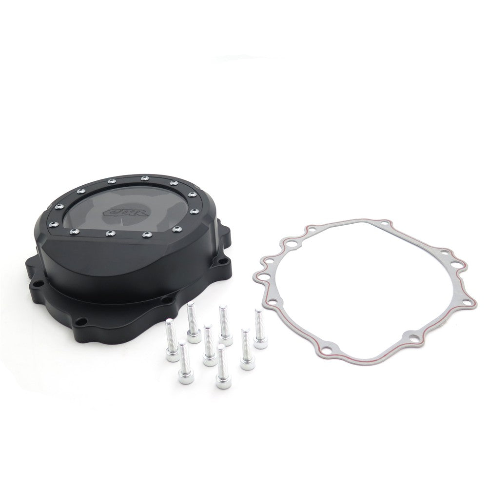 HTT- Black Left Engine Stator Cover See Through For Honda 07-14 CBR600RR / F5 w/ gasket