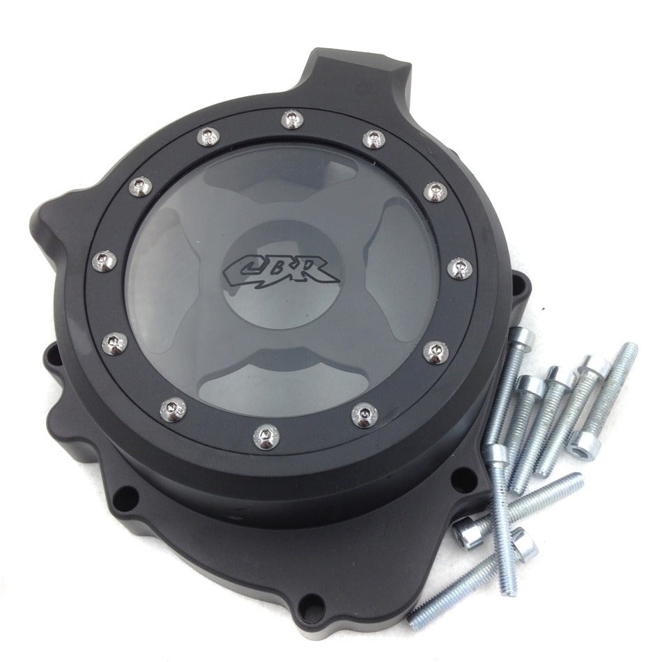 HTT- Engine Stator Cover See Through For Honda CBR 600RR 2003-2006 Left Side Black