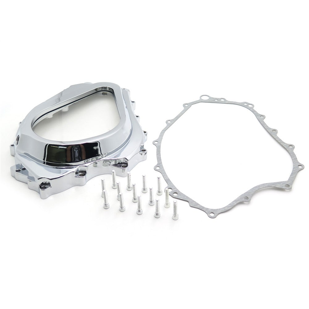 HTT- Chrome Custom Cluctch Engine Cover For 2004-2007 Honda CBR 1000RR w/ gasket
