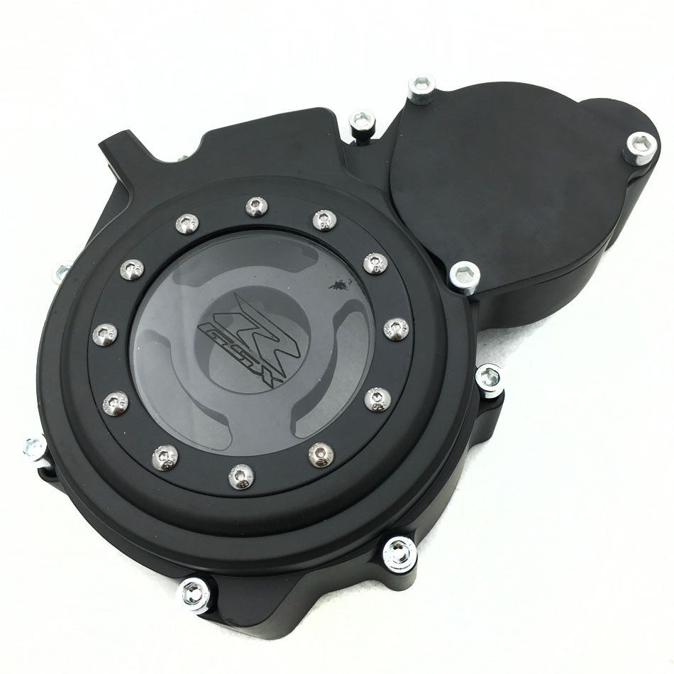 Chrome See-Through Engine Stator Cover For Suzuki GSX-R 1000 2005-2008 W/ Gasket