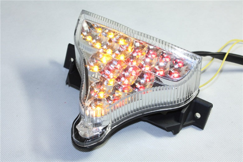 New Led Tail Brake Light Turn Signals For 2009-2010 Yamaha Yzfr1 Yzf R1 Clear