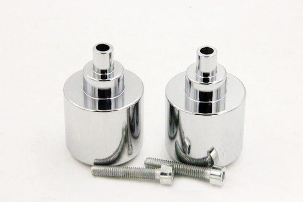 Chromed Bar Ends For Honda Cb599 Vfr800 Cb919 900Rr 929Rr 954Rr Vtr Rc51 Cbr1100