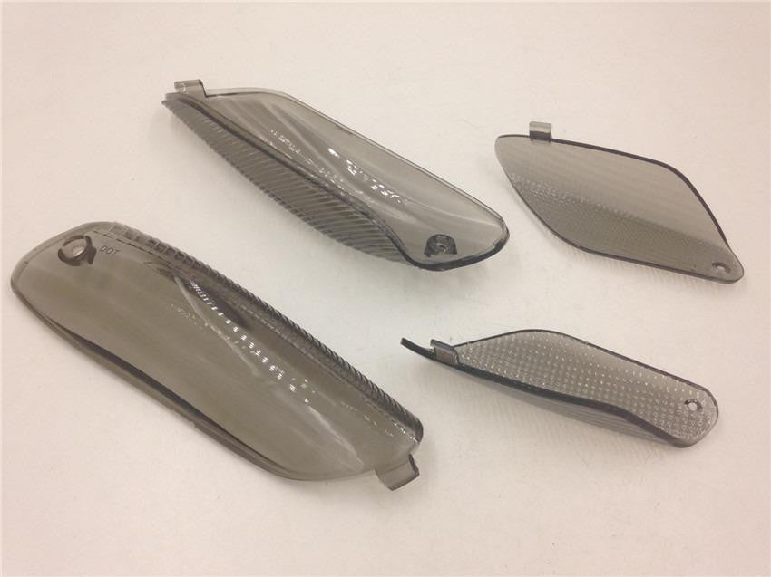 4 PCs Smoked LED Tail Light Lenses Fit For Aprilia RSVR Factory RSV1000 2004-2008