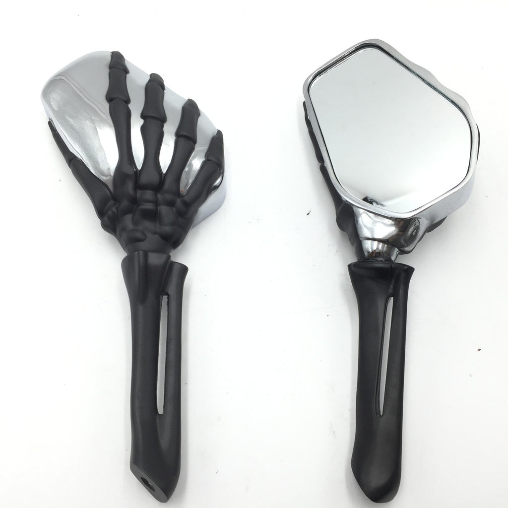 2x Black Spear Blade Mirrors For Harley Davidson Sportster Dyna Softail – Universal Fit, Unbranded