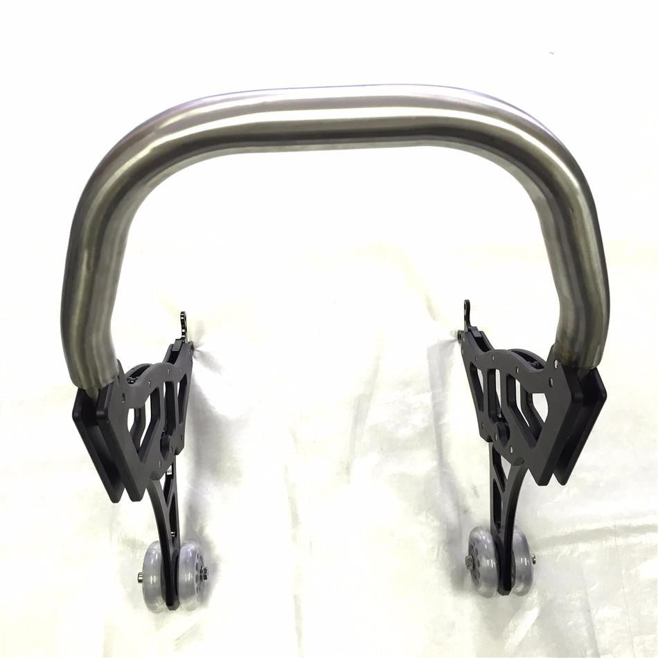 HTT Motorctcly Black Universal Racing Sport Rear Combo Wheel Lift Stands Paddock Stands