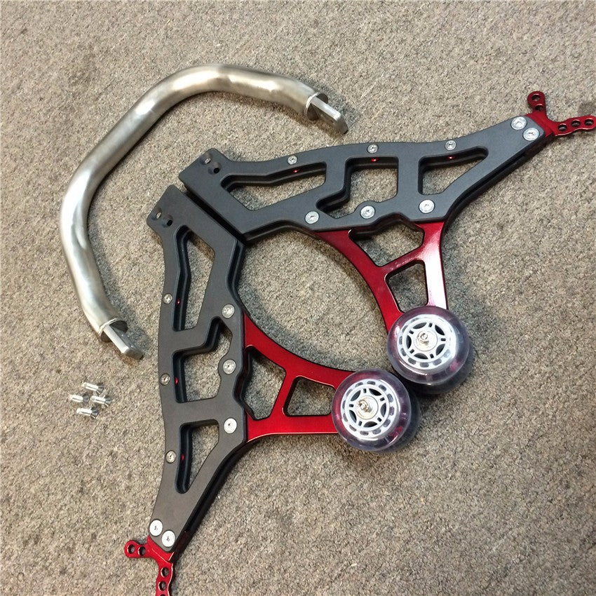 HTTMT Motorcycle Rear Wheel Paddock Stand, Red